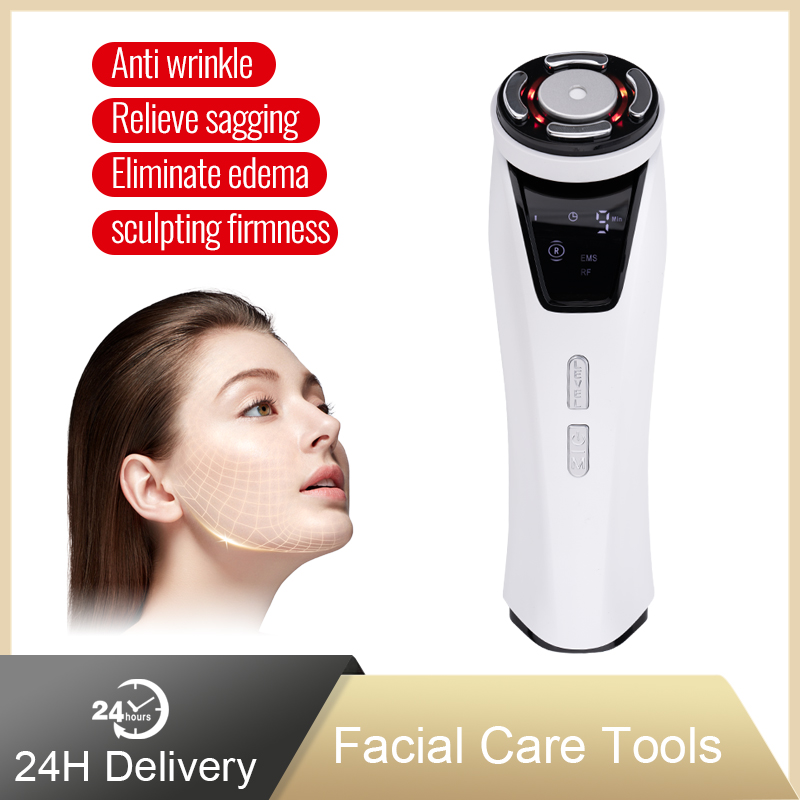EMS Face Lifting Microcurrent Face Lifting Machine 4 IN 1 Home Facial Massager Anti-aging Facial Massager Skin Tightening Face
