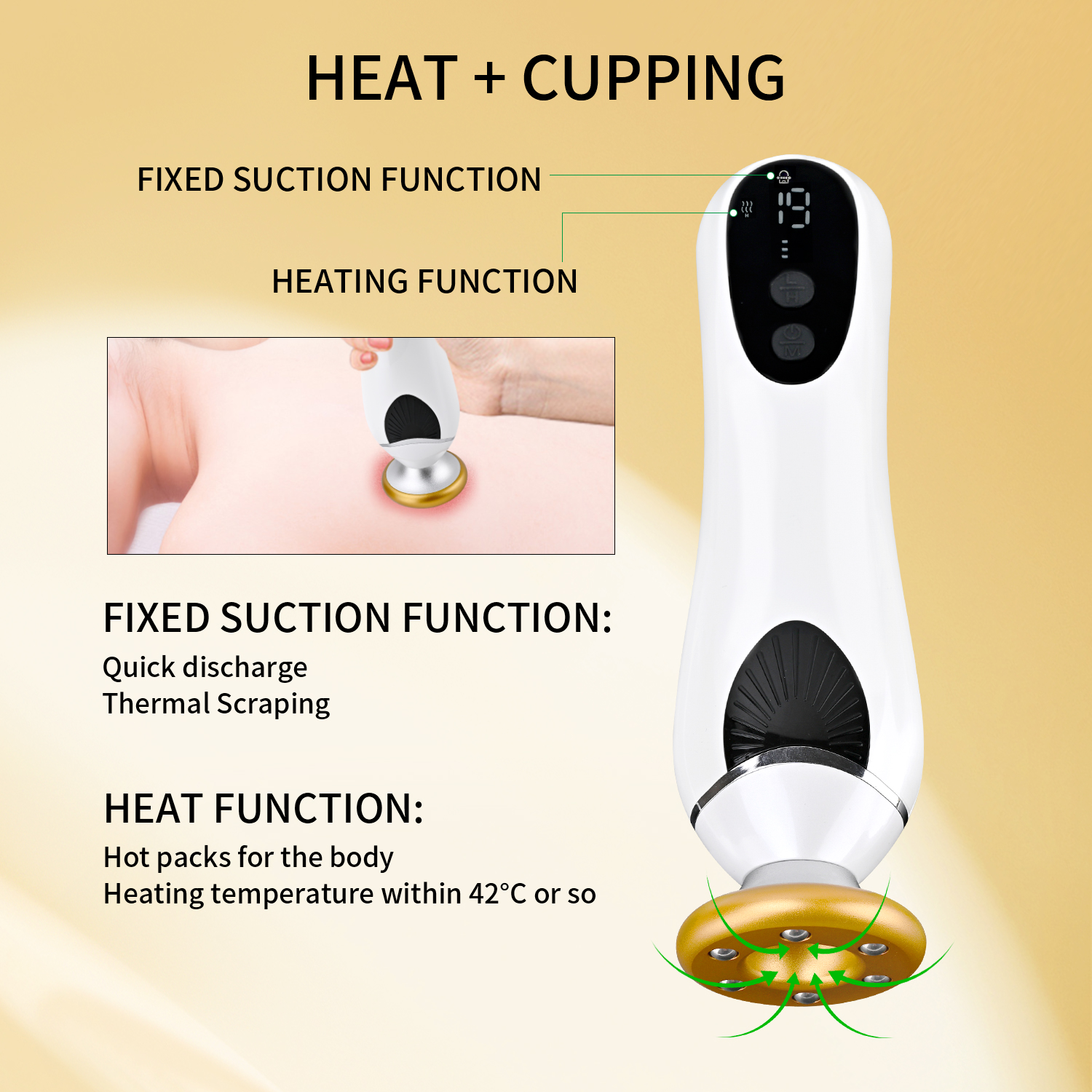 Electric Cupping Jar Ventosas Anti-Cellulite Gua sha Scraping Massager Body Jars Heating Fat Burner Vacuum Suction Cup  Slimming