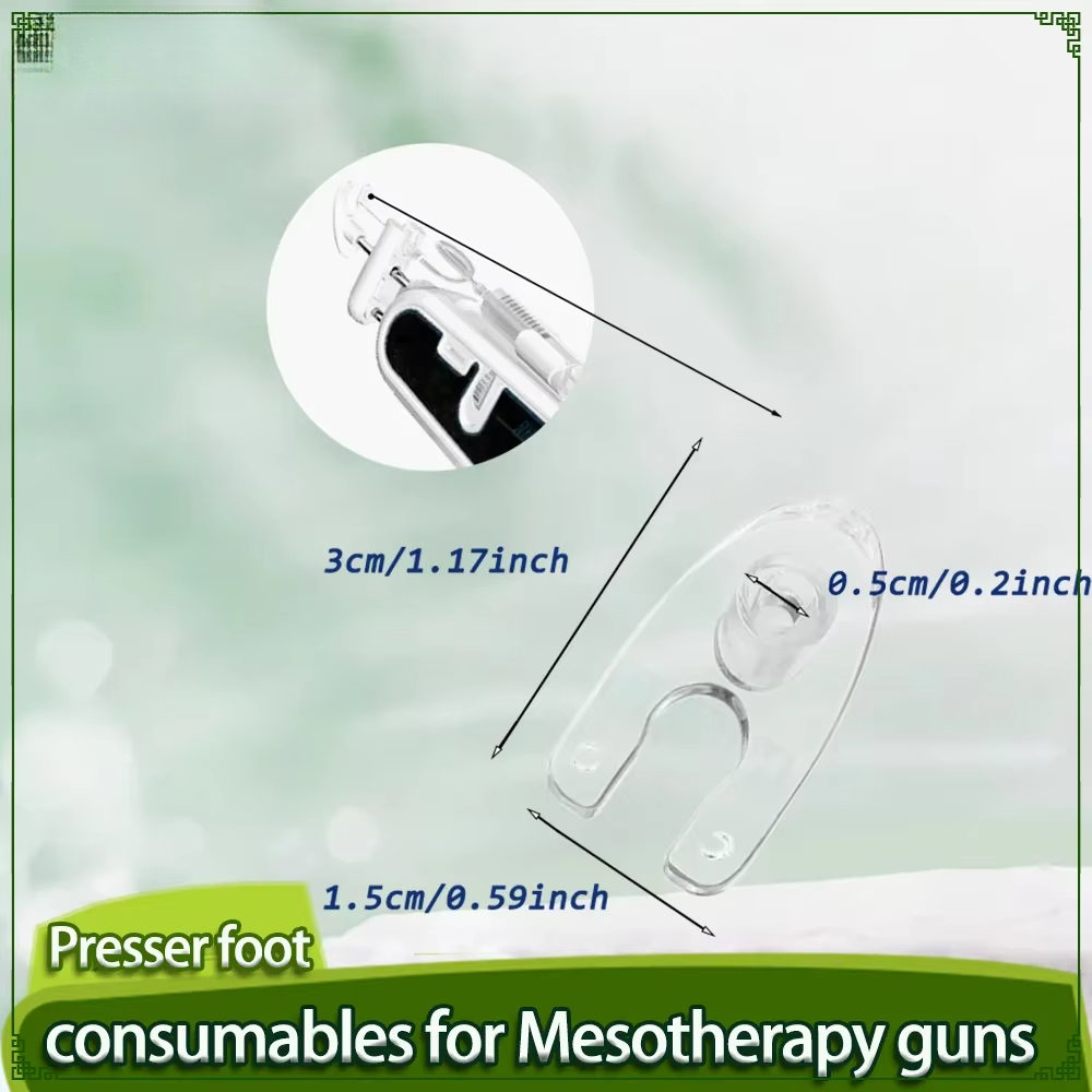 Disposable Catheter for Mesogun Mesotherapy Injection Water Light Beauty Equipment Consumables Mesotherapy Presser foot