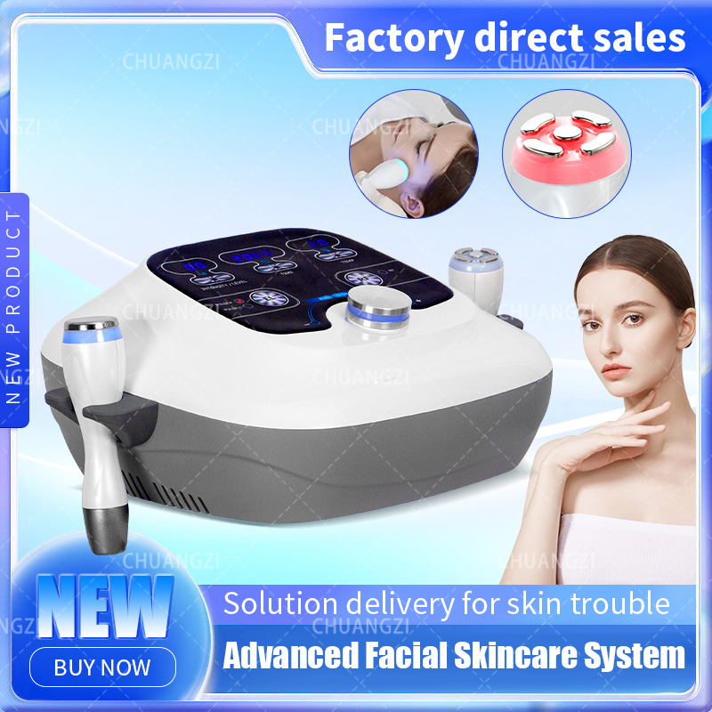 Wrinkle Removal Whitening Facial Electrop Ratio Machine Newest Electroporation Cooling Heating Skin Lifting Multipolar Requency