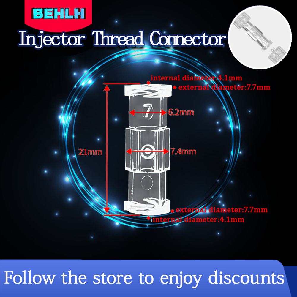 Transparent Coupler Luer clear coupler Clear Female to Female Coupler Luer Syringe Connector thread conversion straight through