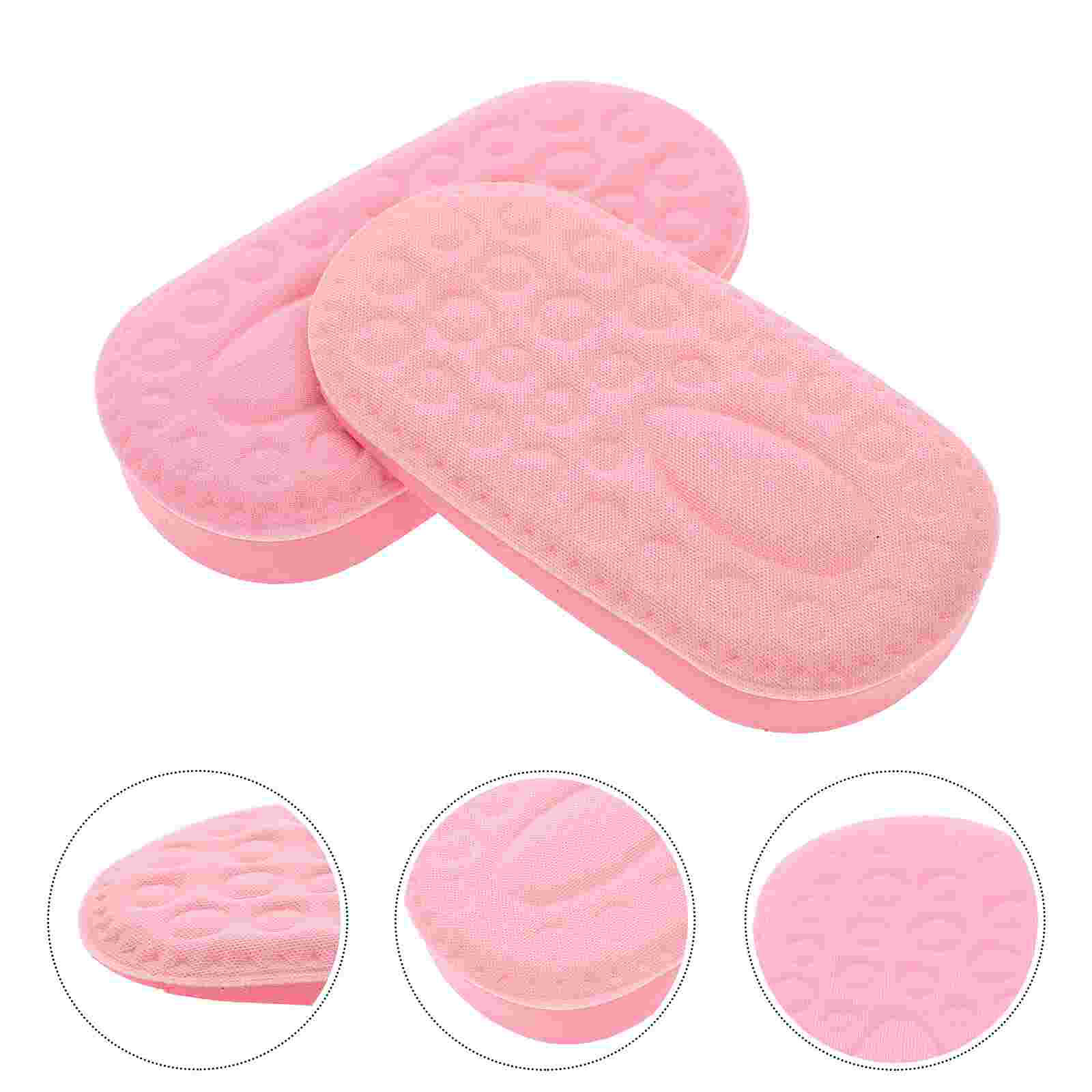 High Invisible Heightening Half Pad Decorative Girl Heel Lift Insole Shoe Insoles Pads