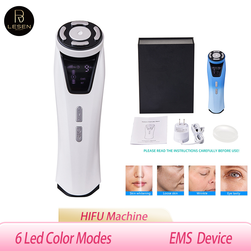 NEW HIFU Facial Radiofrequency EMS Microcurrent Skin Rejuvenation Ultrasonic Facial Lift and Wrinkle Reducer Beauty Device Veya