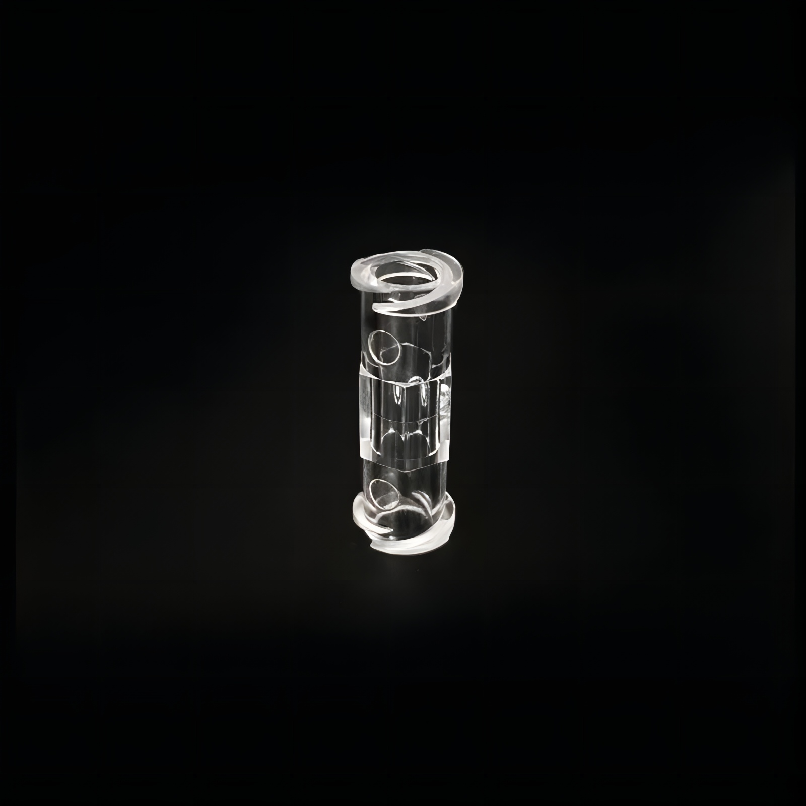 Syringe Connector Luer Lock  Transparent Pneumatic Parts Female to Female Coupler Sterile Thread Conversion Straight Through