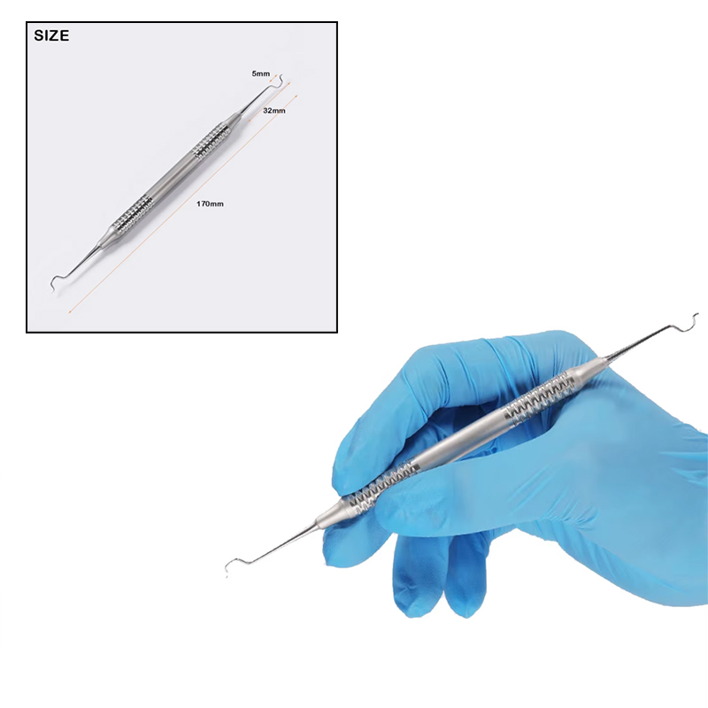 Dental Orthodontic Ligature Tie Placer Tool for Elastic Ligation Rings Ortho Module Twister Placement Holder Dentist Supplies