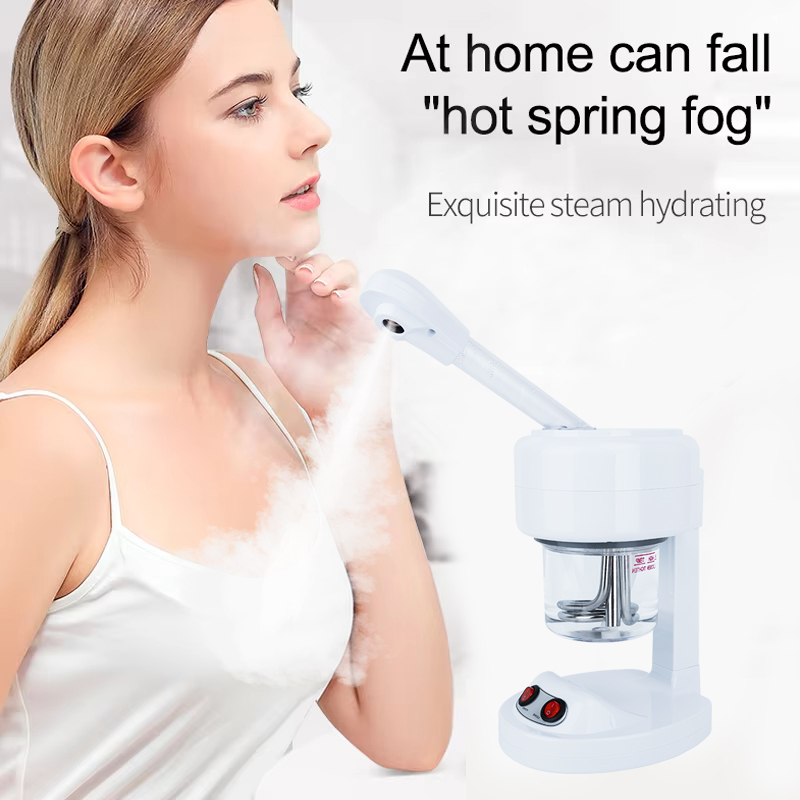 Home Facial Steamers Humidifier Sauna Ozone Vapor Vaporizador Moisturizer Face Warm Mist Ion Thermal skin Care Nano Spray Salon