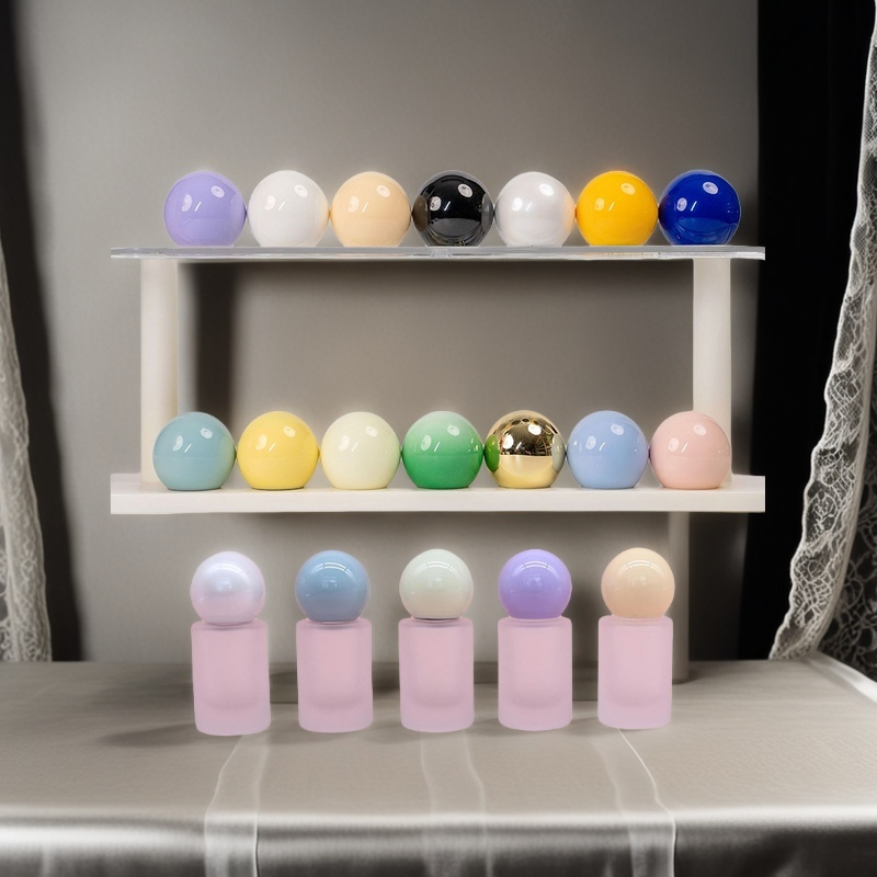 DIY Perfume Bottle Cap 15MM Caliber Perfume Bottle Round Cap Ball Cap PP Plating Perfume Cap Adapted To 17.2mm Nozzle
