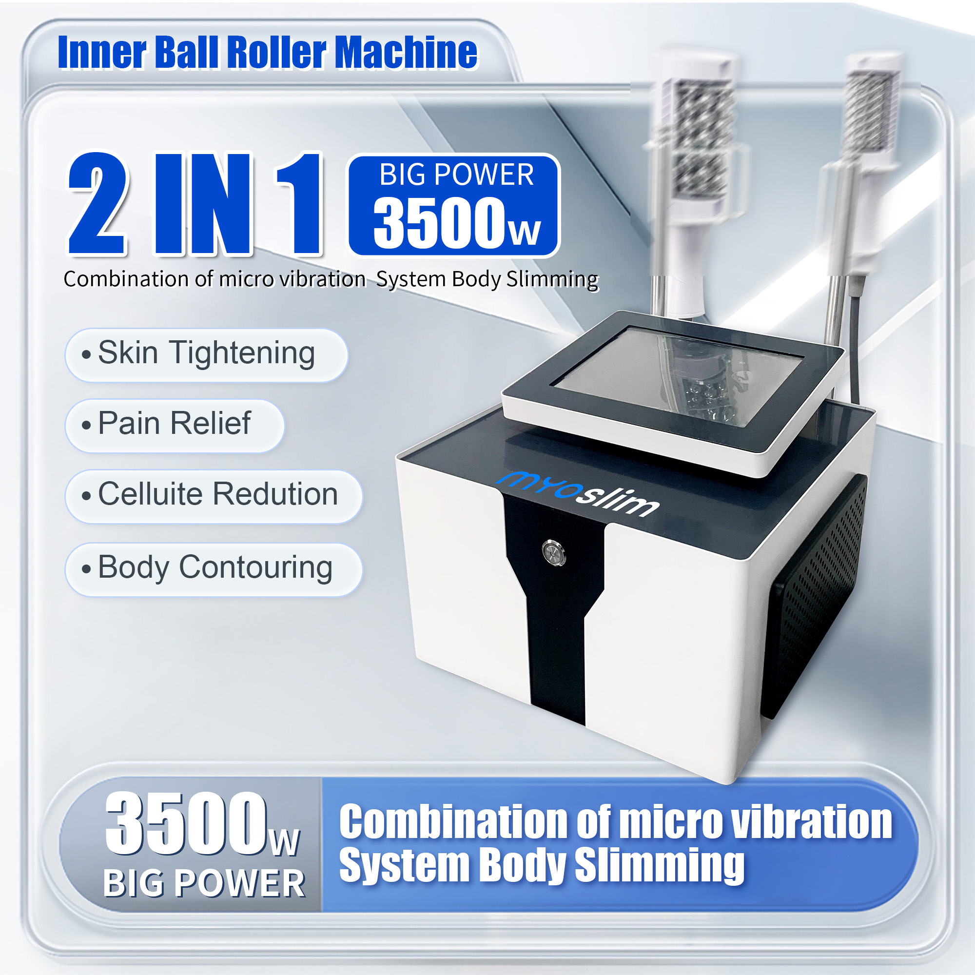2025 EMS Facial Sculpting Inner Ball Roller Device Shaping Physiotherapy Body Slimming Machine Cellulite Burn
