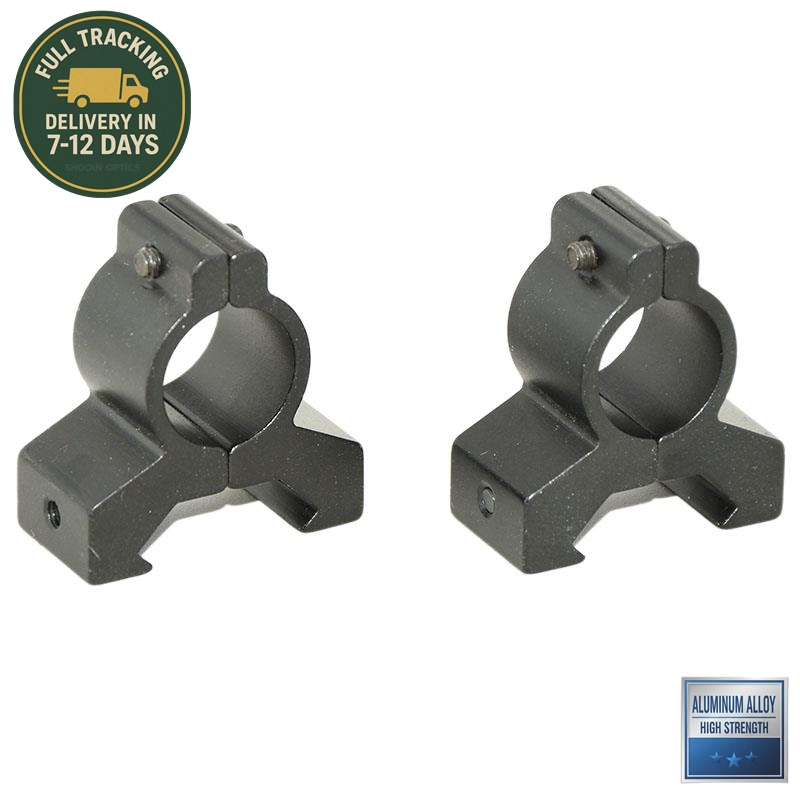 Shooin Optics 2pcs 15mm Tube Hoop Ring 20mm Weaver Picatinny Mount For Laser Sight FlashLight M5851