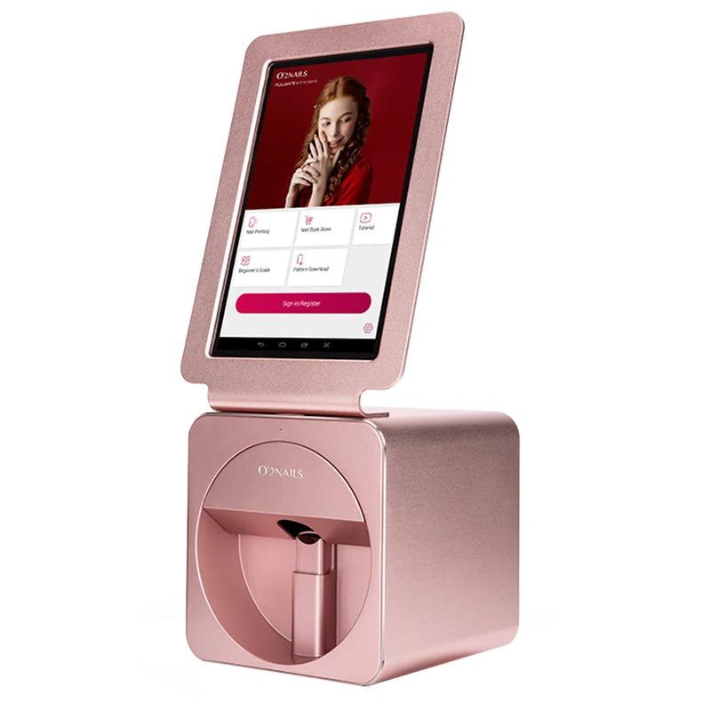 CustomizedHigh Quality Factory Wholesale New Updated 3D Digital Art Machine Diy Pattern Automatic O2nails Nail Printer