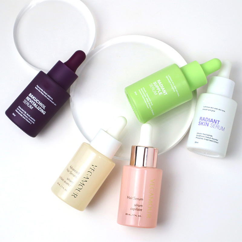 Empty Serum Drop Bottle Cosmetic Oils Glass Dropper Bottles skincare Serum Essential Oil Bottles for Hair Glass Dropper Bottle