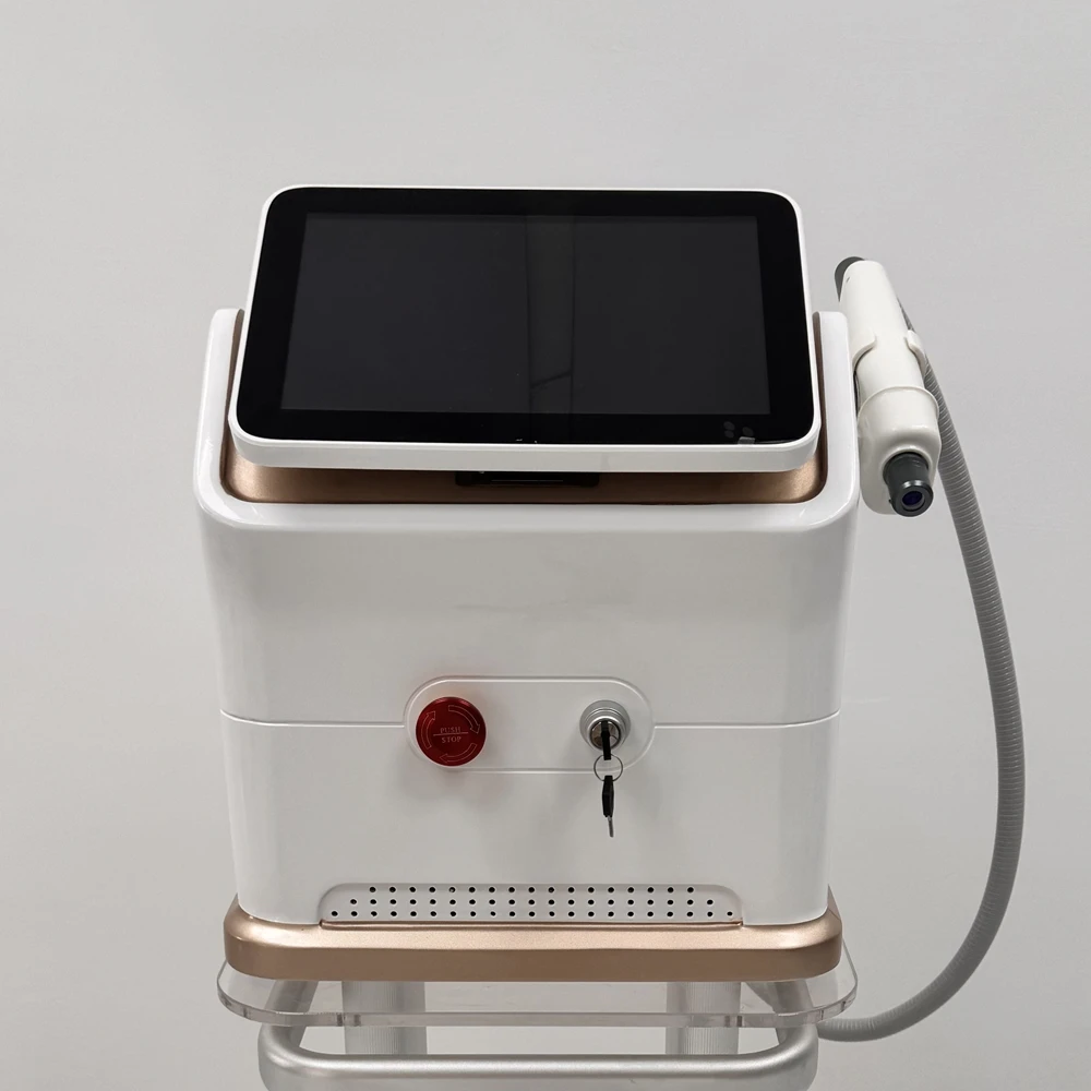 2025 New Model Portable 808Nm Diode Ice Point Hair Removal Device with 4 Wavelengths 755 808 940 1064 Laser Hair Removal Machine