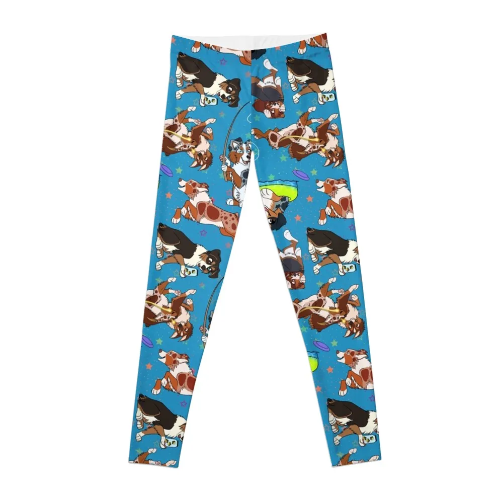 Miniature American Shepherd Summer Pattern Leggings Legging sexy woman Leginsy push up workout clothes for Womens Leggings