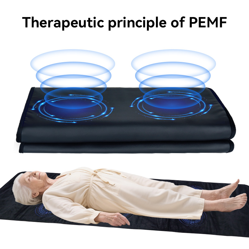 PEMF Therapy Mat Full Body Magnetic Field Therapy Pad for Natural Pain Relief,Deep Muscle Massage,Sleep Improvement&Wellness
