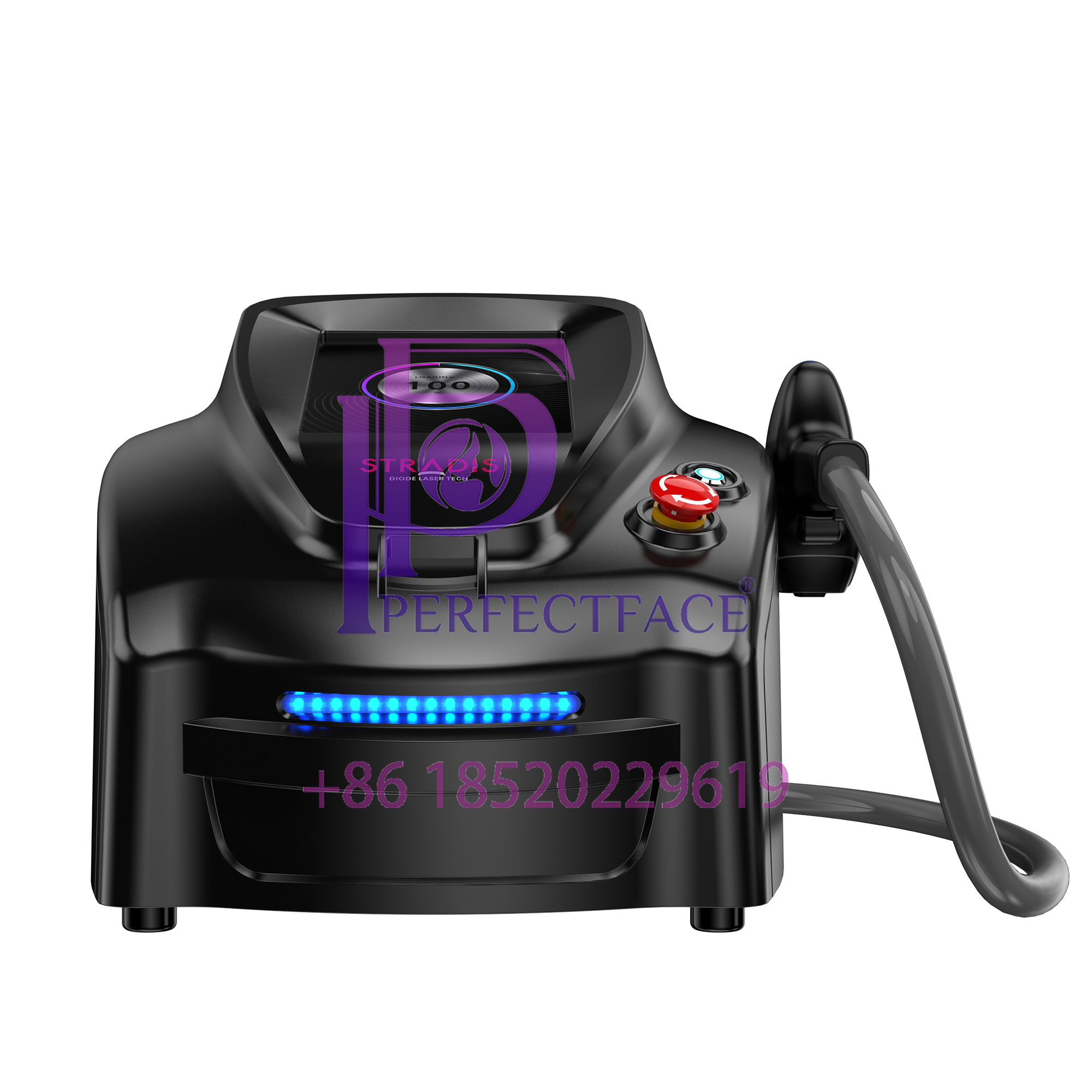 Advanced 4-Band Upgradeable Diode Laser Hair Removal Device (755nm/808nm/940nm/1064nm) - Lamborghini Inspired Desktop Design