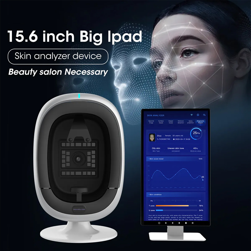 AISIA 3D AI Skin Analyzer Quantitative Analysis of 16 Skin Indicators Intelligent Diagnosis Report Custom Product Recommend
