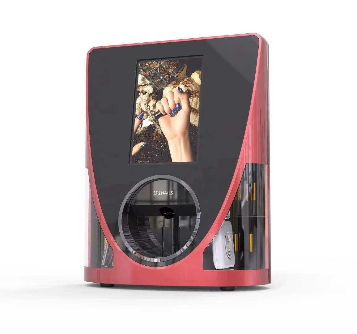 Mobile Nail 3D Printer HD Pattern Automatic Nail Printing Machine  Quick and Easy Mini Portable Wireless Connection