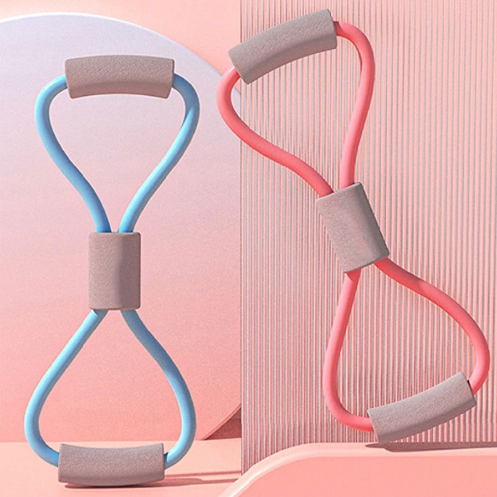 Tensile Tape Yoga Resistance Band 8 Shape Chest Expander Fitness Resistance Bands Crossfit Exercise Muscle Stretching