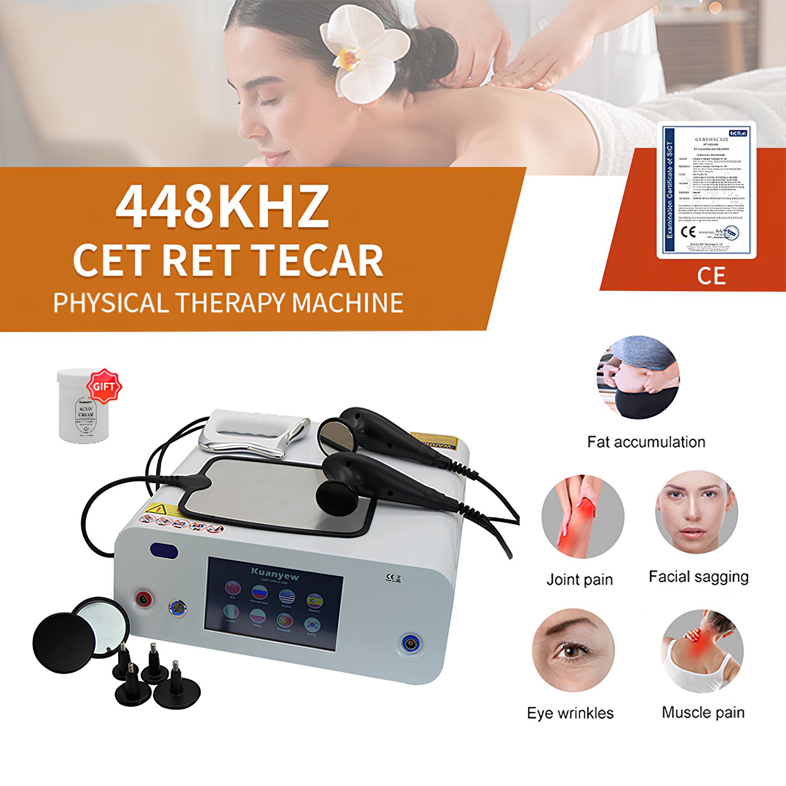 Indiba 448K High Frequency Lifting Machine Lymphatic Drainage Therapy Anti-cellulite Fat Burner Body Care Pain Relieve Thermal