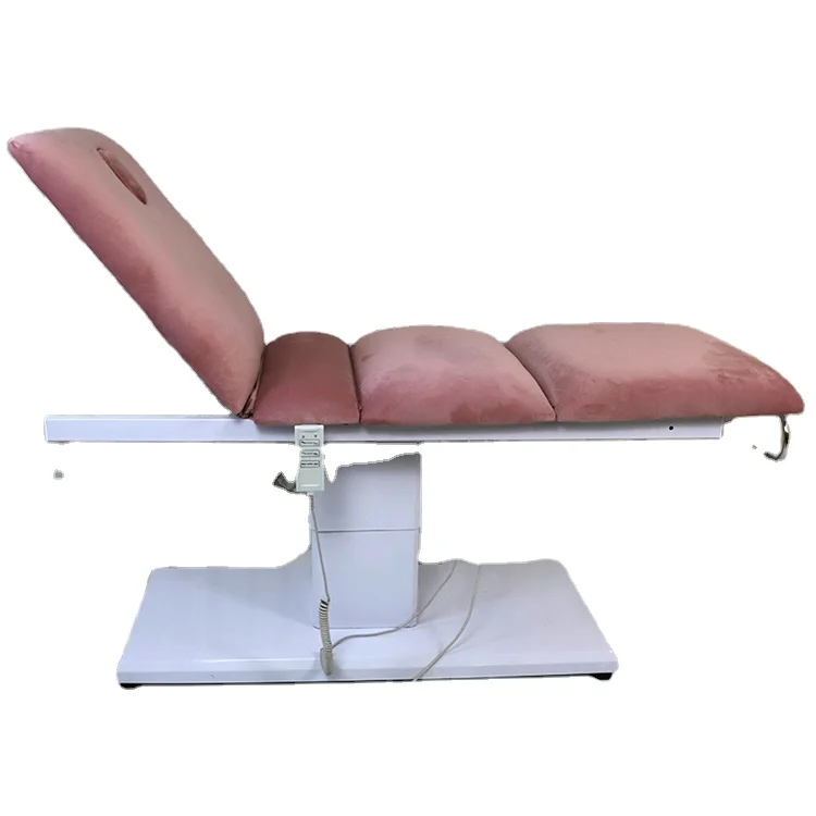 2024 new design massage table CE certificate electric beauty spa salon facial bed with memory mattress for sale