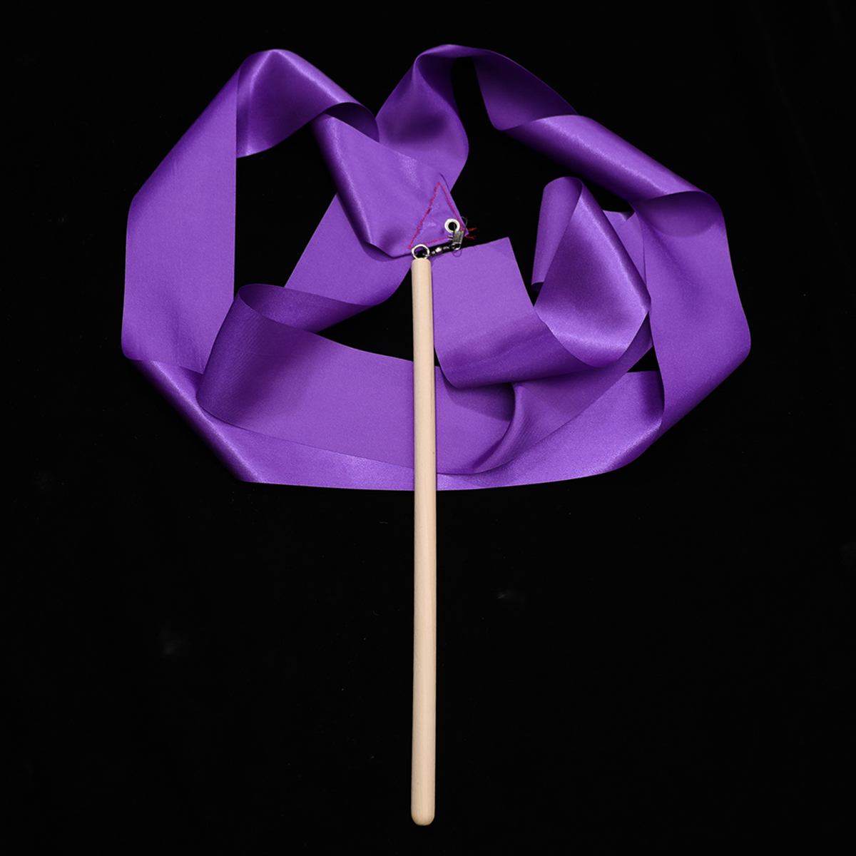 2 Pcs Ribbon Props Gymnastics Party Favors No Knot Dancing Ribbons Twirling Purple Dance Child