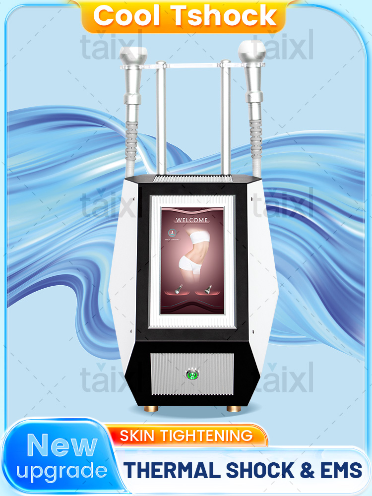 New Tshock Cold & Hot Skin Firming Cryo Facial Portable for Fat Reduction Stretching Body Outline Skin and Body Slimming