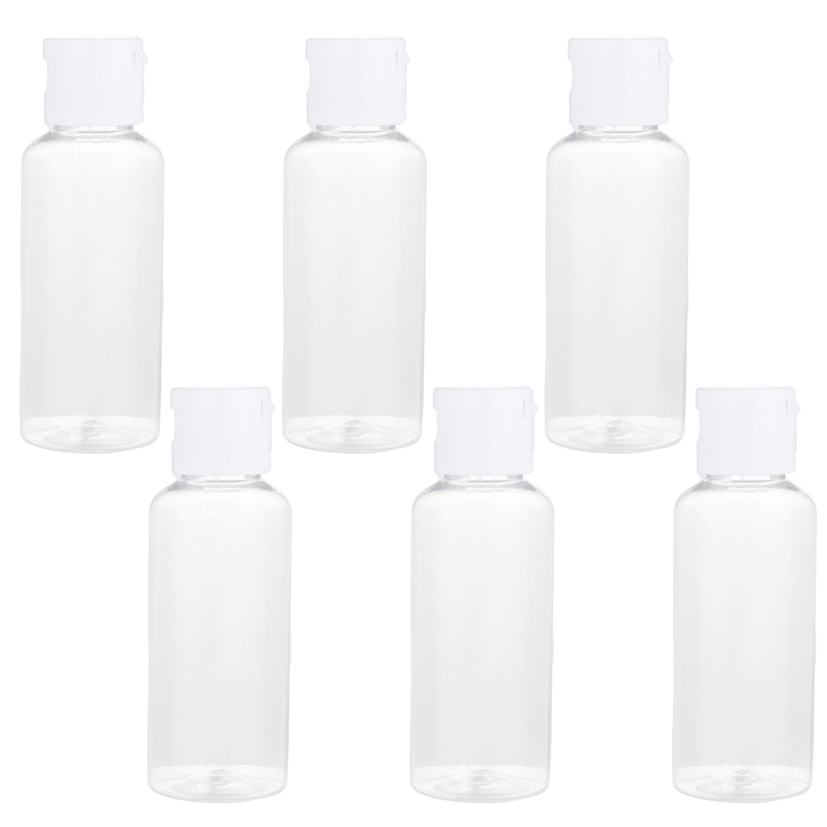 12pcs Travel Bottles 50ml Durable Containers for Lotion Sealed Empty Bottle Portable Never Leak Break