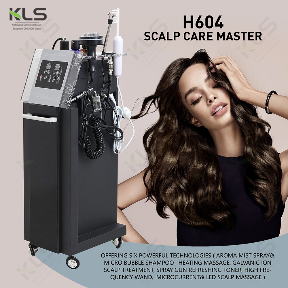 Professional Multifunction Hair Care Machine Pore Cleansing Scalp Balance Nutrition Control Oil Spa Treatments Massage Machine