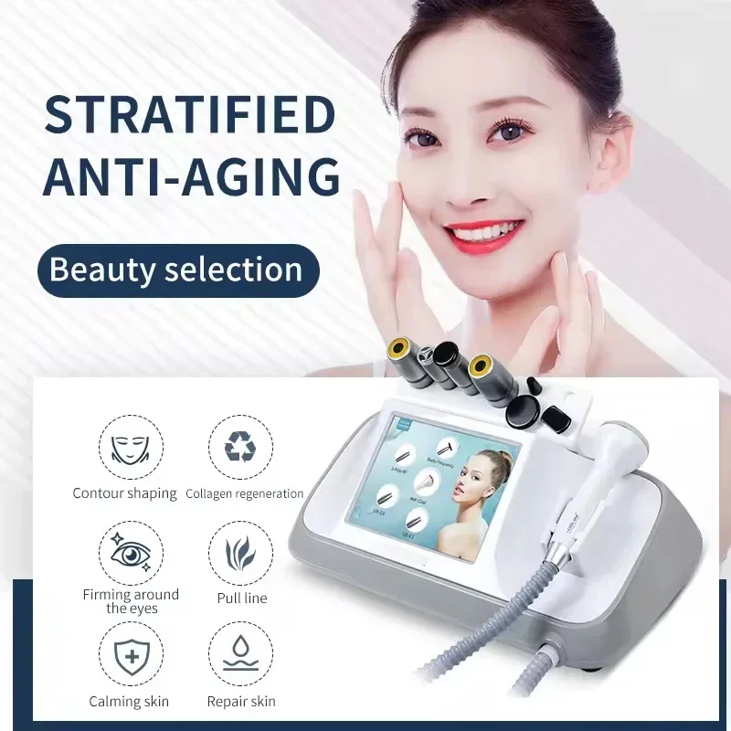 Korean I-Cool Ultrasound Beauty Device Multifunctional Skin Tightening Anti-Aging Wrinkle Removal Face Lift Deep Layer Treatment