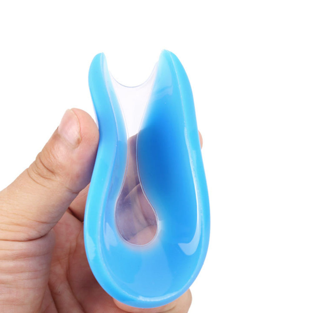 U-Shaped Heel Pads Silicone Foot Cushions Pain Relief Shoe Inserts Anti-Slip Heel Protectors for Boots Flats Sneakers Men