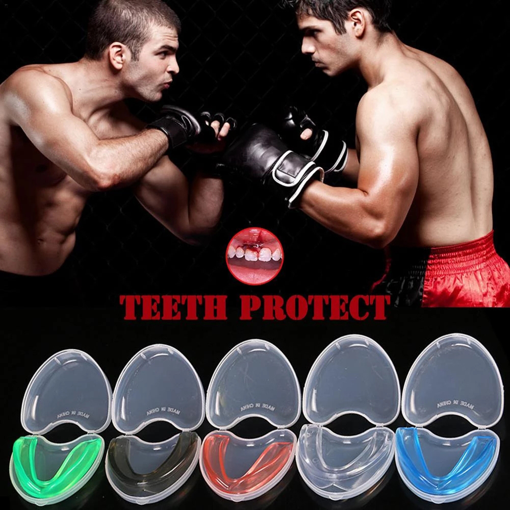 Sports Safety Mouth Trays Football Basketball EVA Teeth Protect Boxing Mouthguard Brace Mouth Guard Tooth Brace Protection