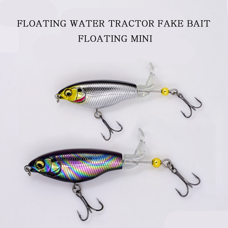 Propeller Tractor Road Lure 6g Floating Small Pencil Long Casting Freshwater Fishing Fishing False Lure Complete Set