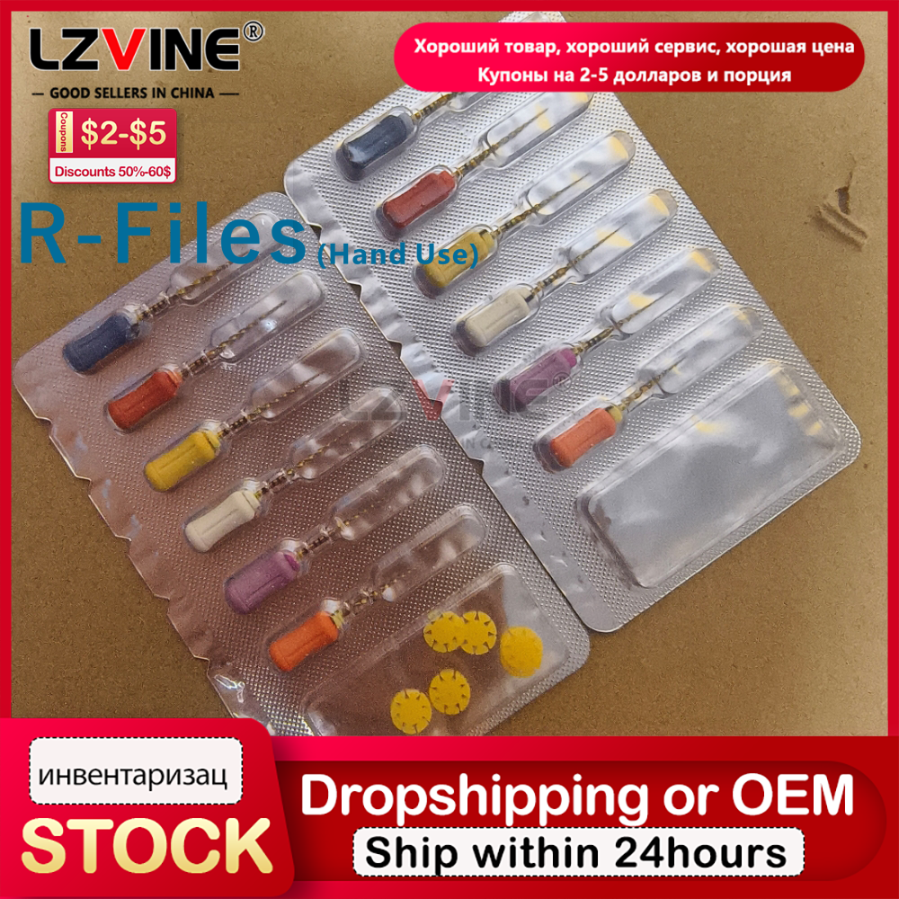 Dental Golden F4 Endodontic Hand Use Files Nickel Titainium Dentistry Instrument For Root Canal Treatment 25mm/31mm SX-F3 F4 F5