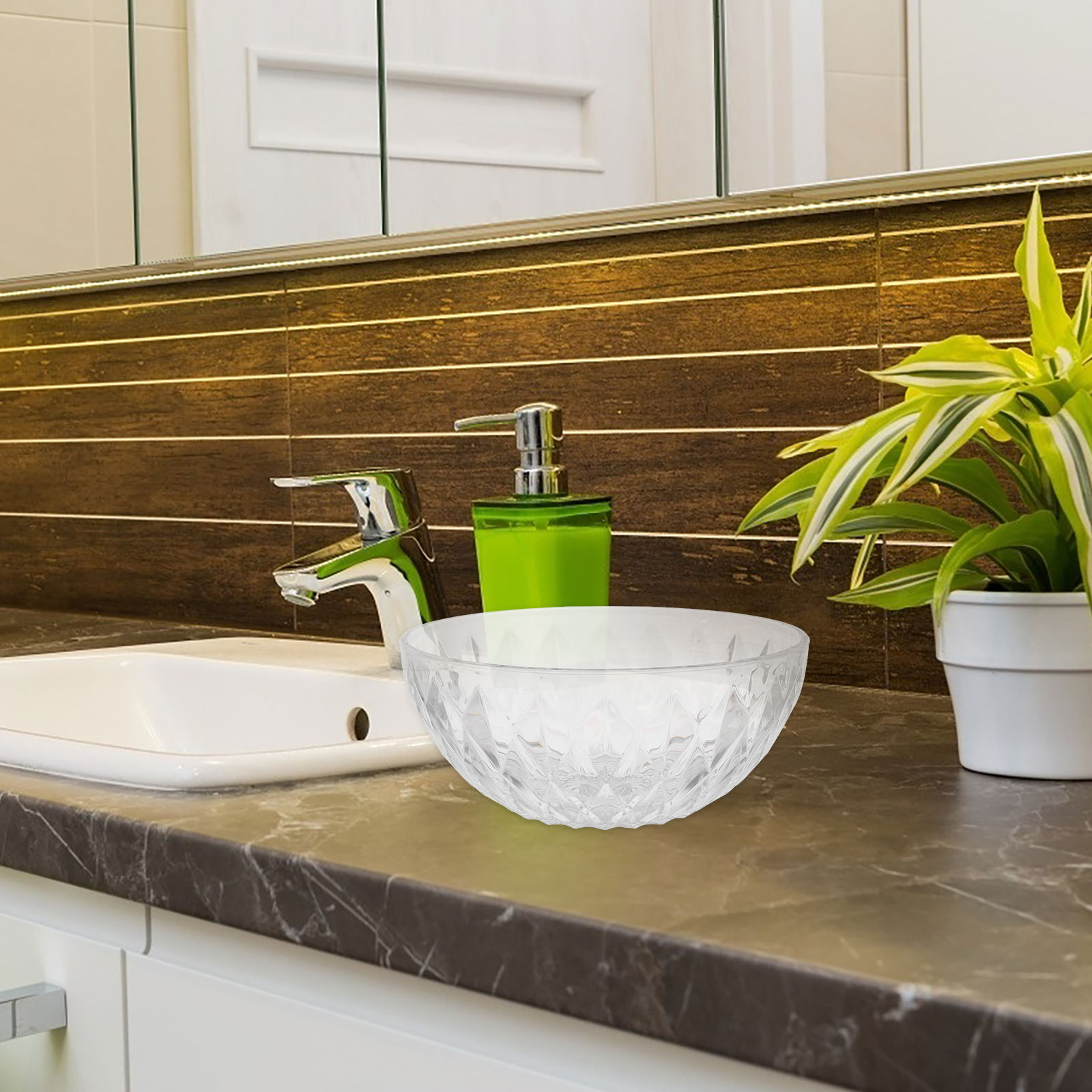 Beauty Salon Wash Basin Face Dish Washing Tub Clear Home Dormitory Household Washbowl The Cleansing