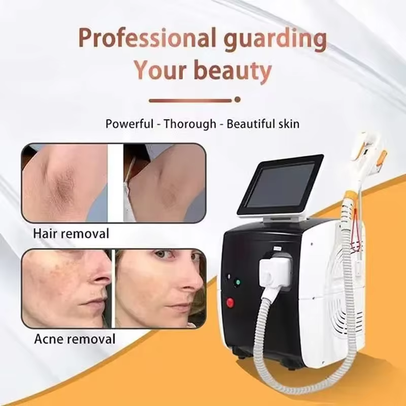 5 Wavelength DPL IPL Vascular Therapy Machine Hair Removal Acne Treatment Freckle Removal Skin Tightening Rejuvenation Device