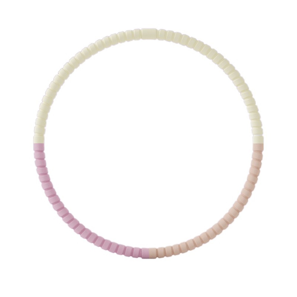 Detachable Yoga Fitness Hoops Foam Padded 3/4/5/6 Sections Slimming Sport Hoop Soft Convenient Storage Weighted Exercise Hoops