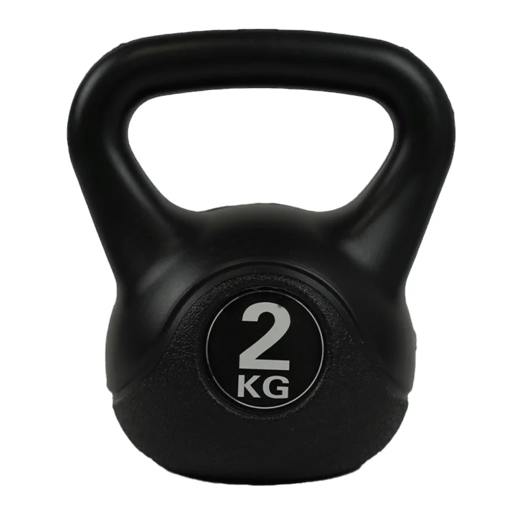 2kg 4kg 6kg 8kg Black Kettlebell Set China Wholesale Sport Exercise Equipment Free Weights Cement Kettlebell