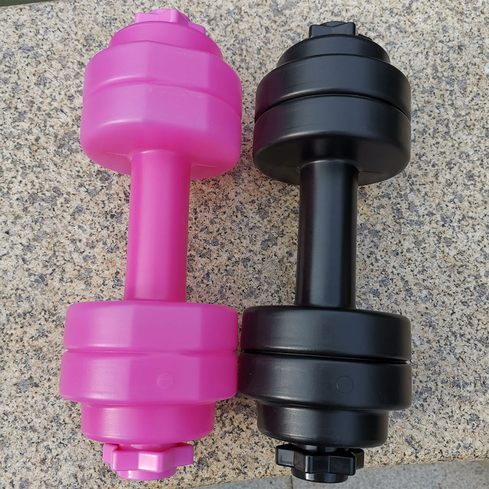 2 Pcs Fitness Cup Bottle Kit 3 Bottles Water Pieces Dumbbell Shaped Sport Dumbell Sports Leakproof