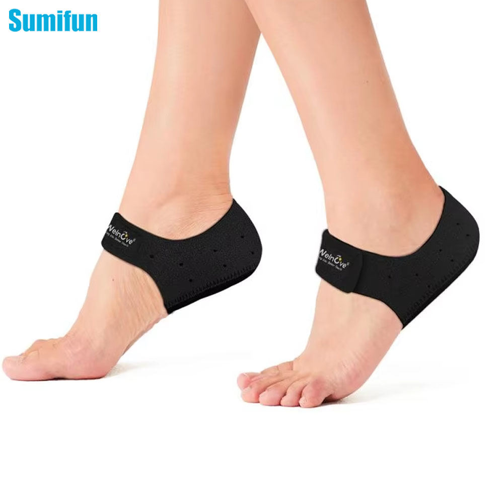 2/4Pcs Silicone Foot Heel Protectors Plantar Fasciitis Inserts Heel Pads Cracked Dry Achilles Heel Pain Relief Reusable Tool