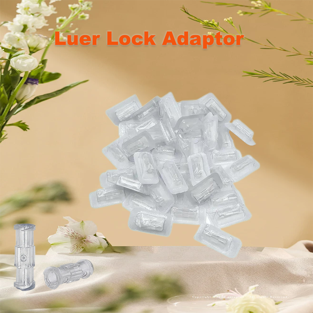 Luer Thread Connector Pp Material Transparent Syringe Double-Way Connector Easy And Durable Use In Sterile Environment Drug Guid