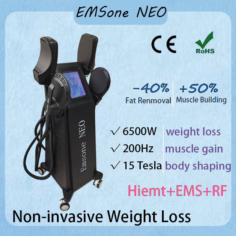 6500W 15 Tesla EMSone NEO muscle building and fat reducing shaping 2025 EMS non-invasive shaping beauty device