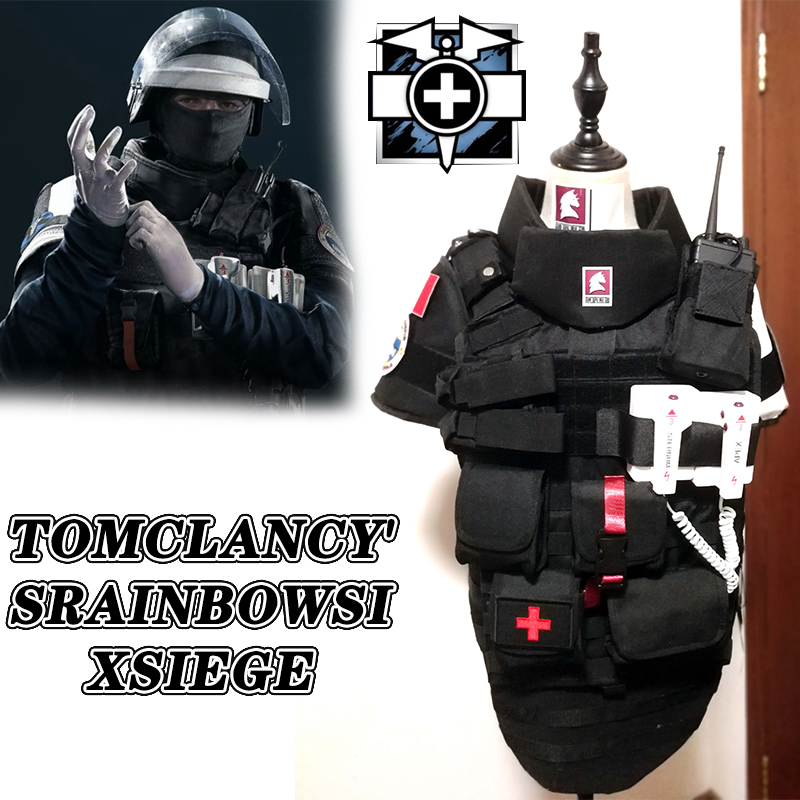 Tomclancy'Srainbowsixsiege Agent Character Prop Model Medic Game Role Playing Equipment For Tactical  R6s COD Display Collection