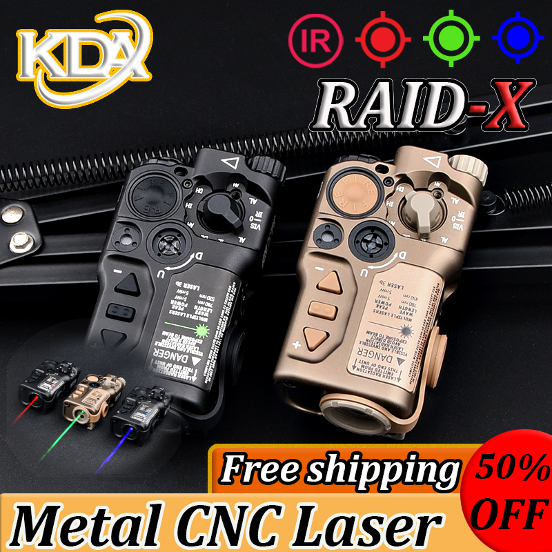 WADSN Metal CNC IR Version Red Dot Aiming Green Blue Indicator Sight Night Vision Device Fit 20mm Rail Hunting Accessory