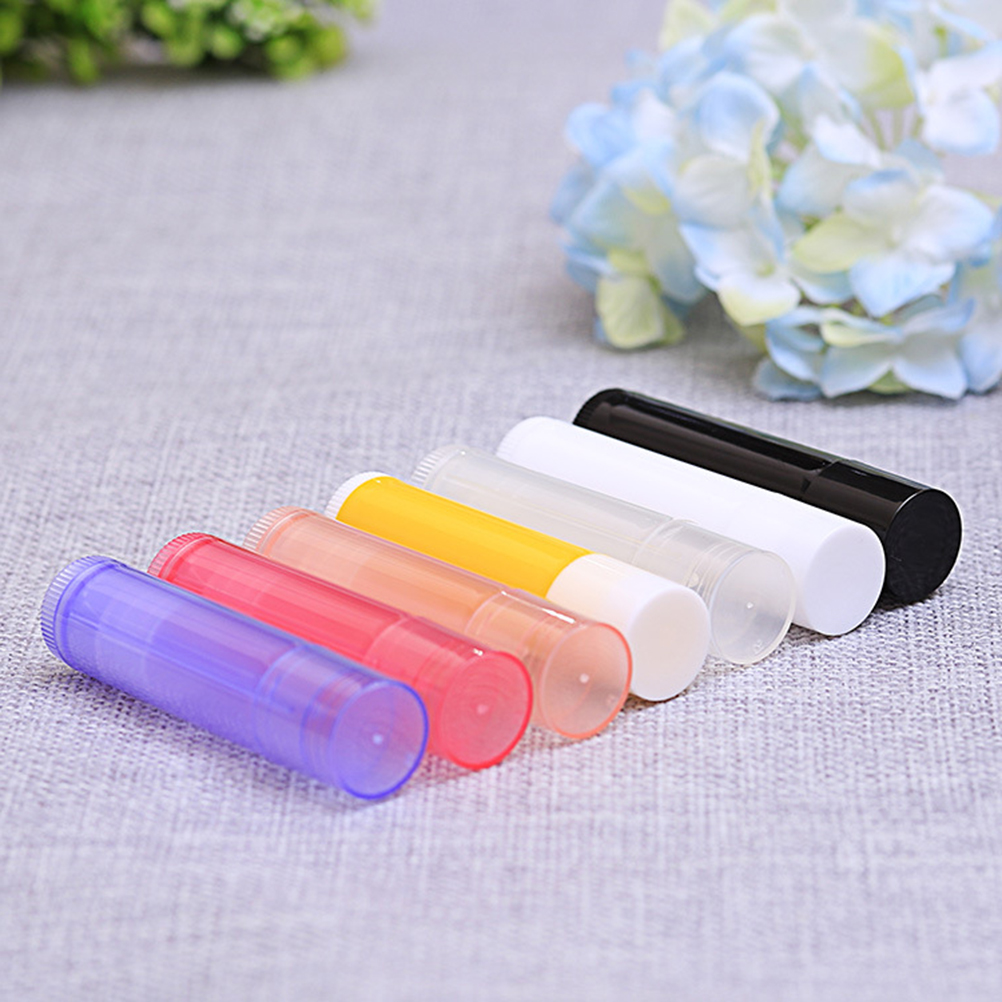 56pcs 5g Women Empty Plastic Tubes Containers Lip Gloss Storage Container for Ladies and Girls ( each for Transpare