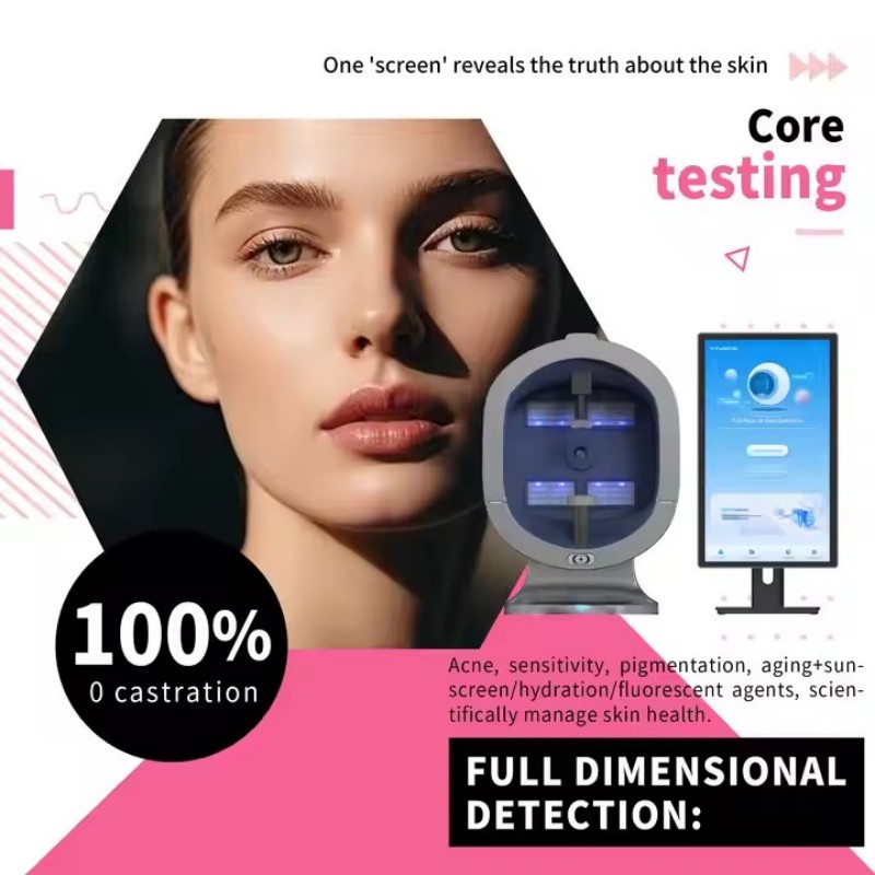 2025 New Models AI Professional Facial AI 3d Skin Detector Diagnosis Face Scan Analyzer System Device