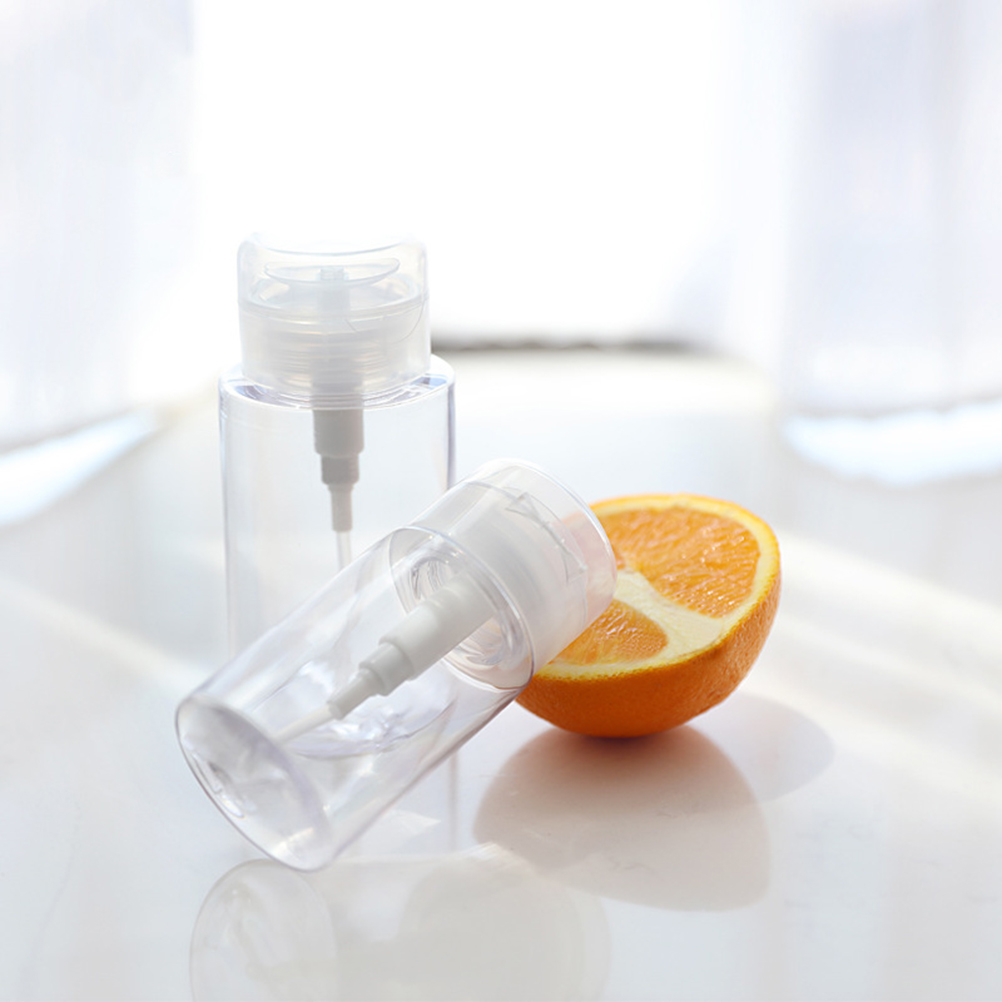 3 pcs Press Pump Bottle Durable Empty Travel Dispense Lotion Container Subpackaging Leak Proof Gel Skincare Refillable Plastic