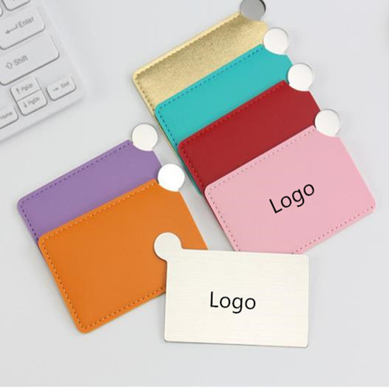 5pcs Portable Women Makeup Mirror Hand Pocket Cosmetic Make Up Mirror Small Customize Logo