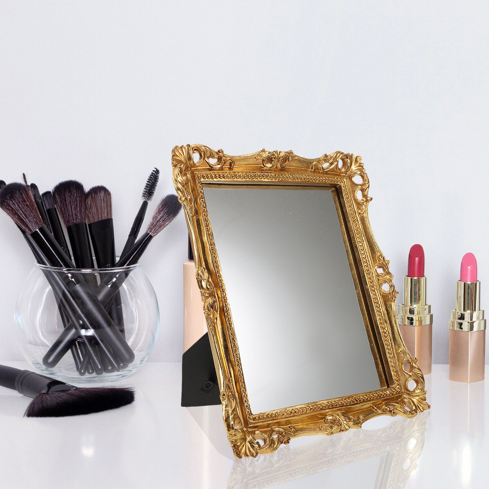 Makeup Decor Hanging Vanity Hanging Hairdressing Vanity Indoor Bathroom Mirror Entryway Mirror Decorative Home Art Piece