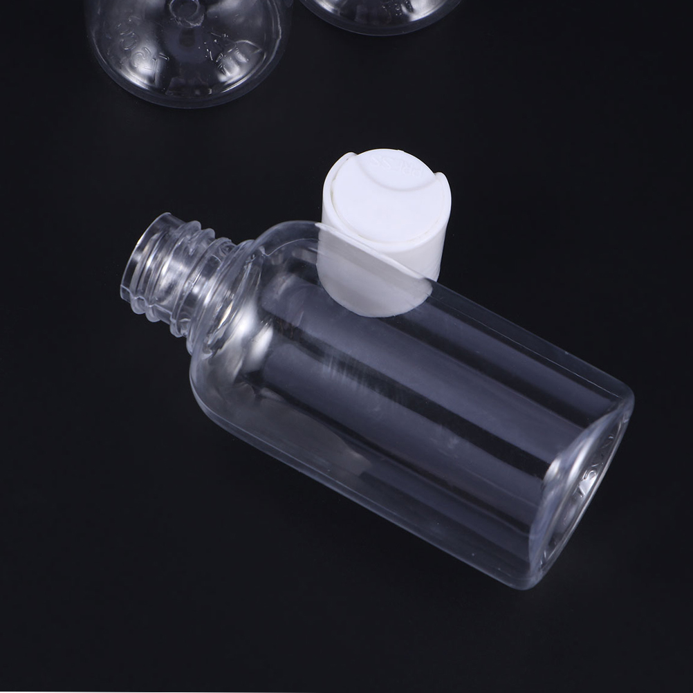 12pcs Qianqiu Cap Refillable Travel Bottles Eco Friendly Durable Press Fit Storage For Lotion Face Wash Body Wash Hand Cream