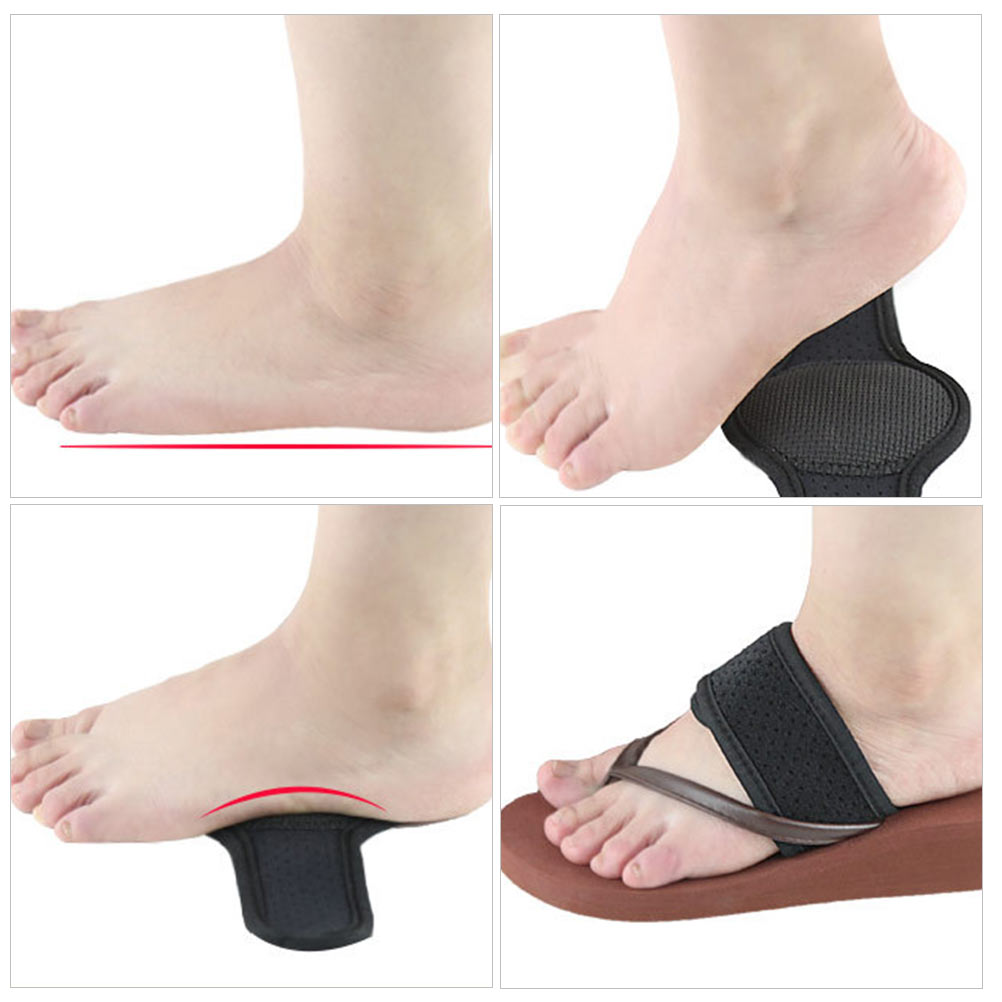 Foot Arch Supports Pads Flatfoot Corrector thotic Shoe Insoles for Walking Running Hiking Daily Wear Anti Slip Gel Inserts